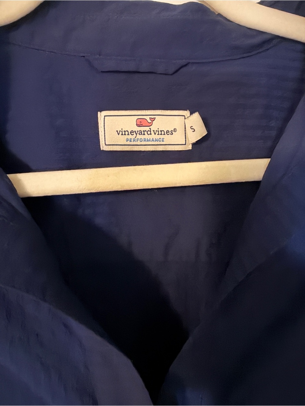 Vineyard Vines Performance Navy Popover Shirt Dress, Size S - Picture 2 of 4